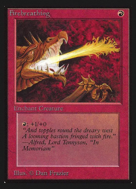 Firebreathing, Magic card CED 151 — Collectors' Edition set