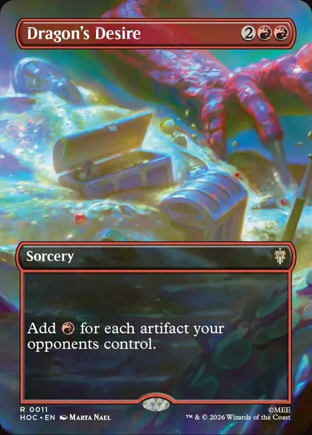 Dragon's Desire, Magic card HOC 11 — The Hobbit Eternal set