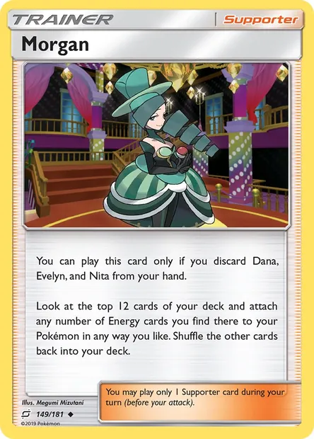 Morgan, Pokémon card TEU 149 — Team Up set