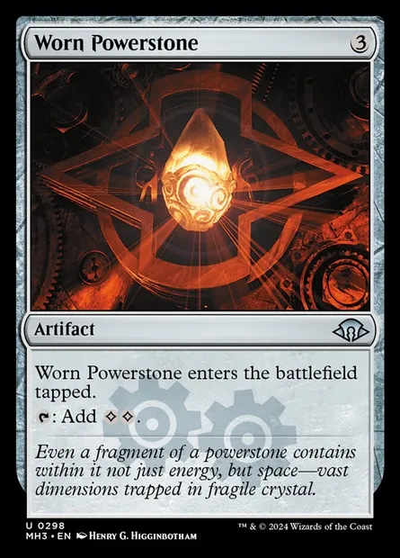 Worn Powerstone, Magic card MH3 298 — Modern Horizons 3 set