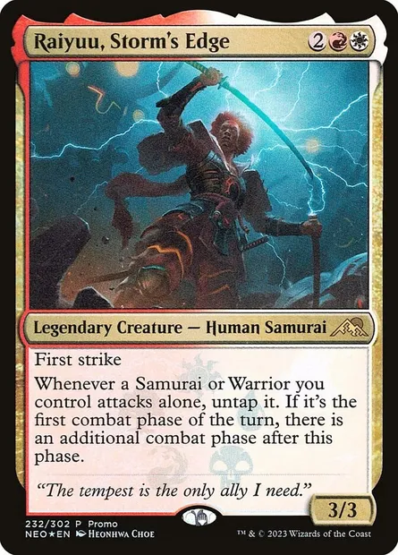 Raiyuu, Storm's Edge, Magic card PNEO 232★ — Kamigawa: Neon Dynasty Promos set