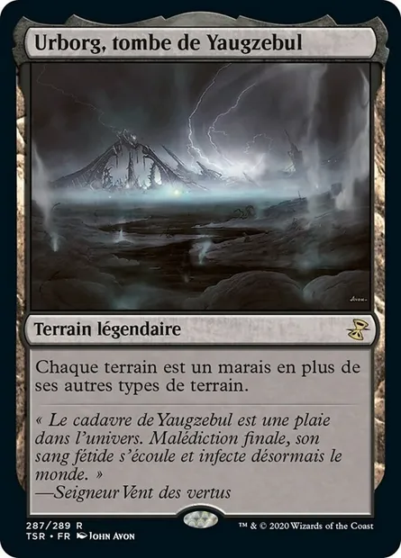 Urborg, tombe de Yaugzebul, carte Magic TSR 287 — extension Spirale Temporelle Remastered