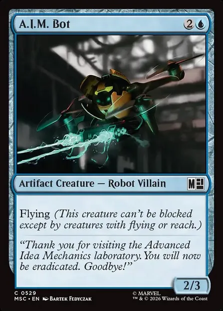 A.I.M. Bot, Magic card MSC 529 — Marvel Super Heroes Commander set