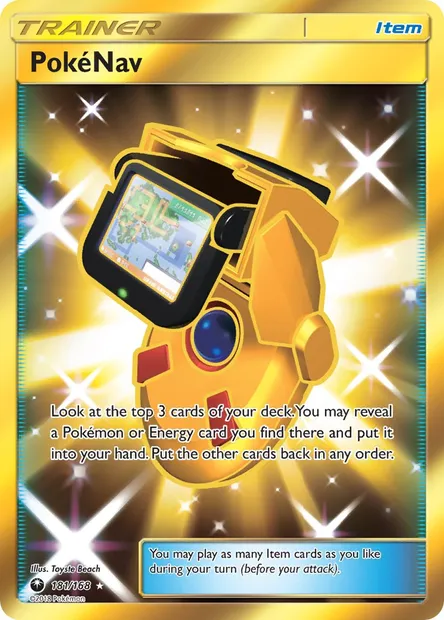 PokéNav, Pokémon card CES 181 — Celestial Storm set
