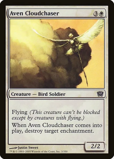 Aven Cloudchaser, Magic card 9ED 3★ — Ninth Edition set