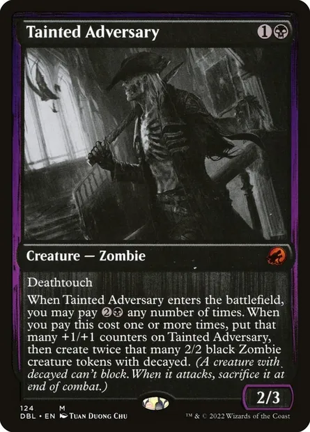 Tainted Adversary, Magic card DBL 124 — Innistrad: Double Feature set