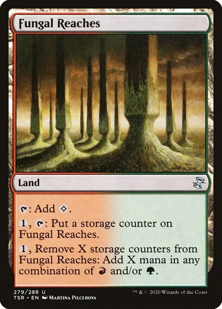 Fungal Reaches, Magic card TSR 279 — Time Spiral Remastered set