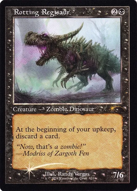 Rotting Regisaur, Magic card SLD 852 — Secret Lair Drop set