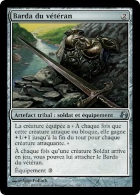 Barda du vétéran, carte Magic MOR 146 — extension Leveciel