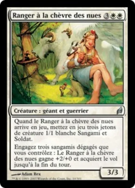 Ranger à la chèvre des nues, carte Magic LRW 10 — extension Lorwyn