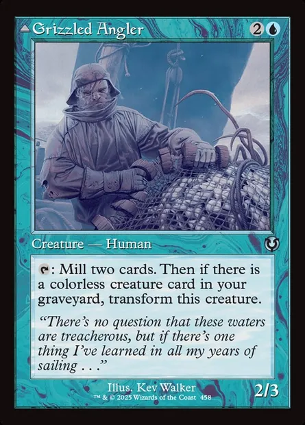 Grizzled Angler // Grisly Anglerfish, Magic card INR 458 — Innistrad Remastered set