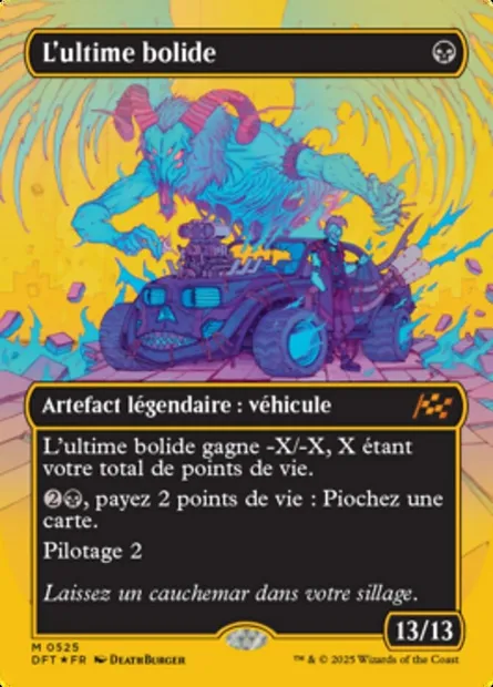 L'ultime bolide, carte Magic DFT 525 — extension Aetherdrift