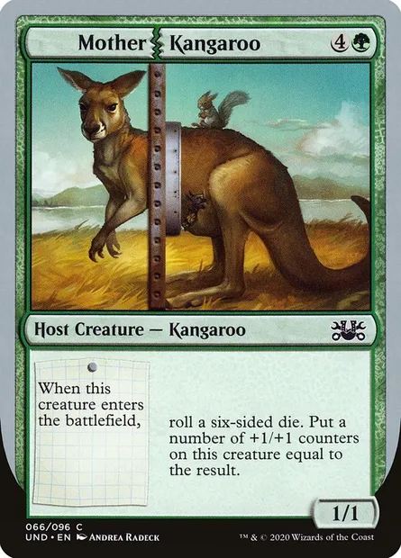 Mother Kangaroo, carte Magic UND 66 — extension Unsanctioned