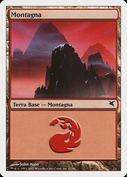 Mountain, Magic card PSAL K11 — Salvat 2005 set