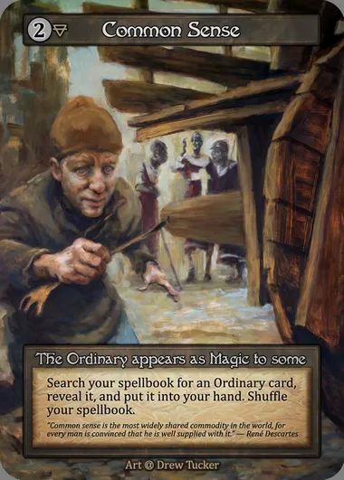 Common Sense, carte Sorcery ALP 203 — extension Alpha