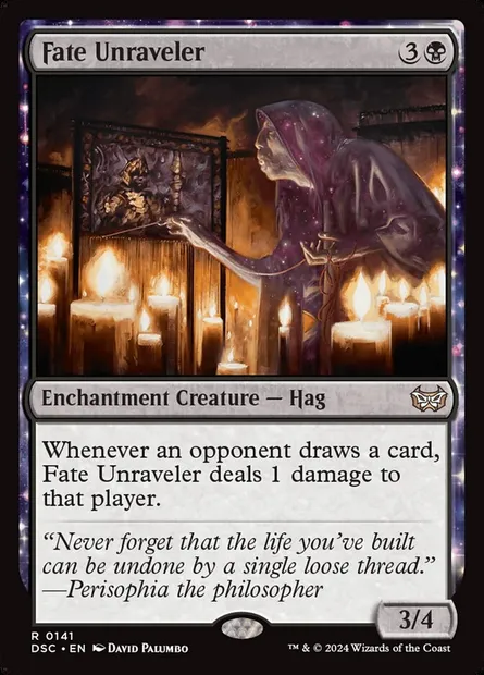Fate Unraveler, Magic card DSC 141 — Duskmourn: House of Horror Commander set