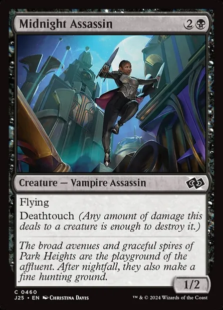 Midnight Assassin, Magic card J25 460 — Foundations Jumpstart set
