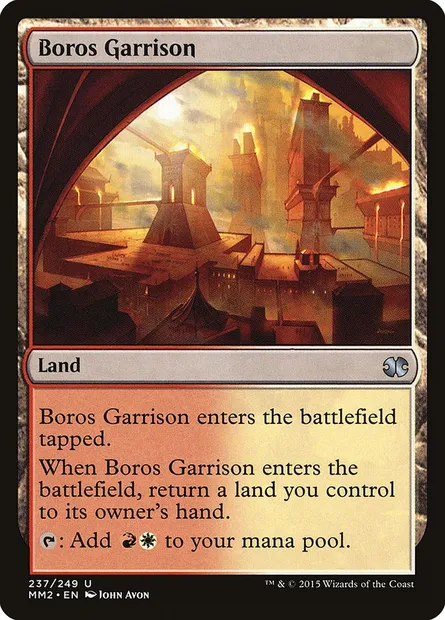 Garnison de Boros, carte Magic MM2 237 — extension Modern Masters 2015