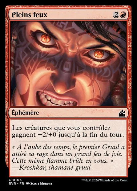 Pleins feux, carte Magic RVR 103 — extension Ravnica Remastered