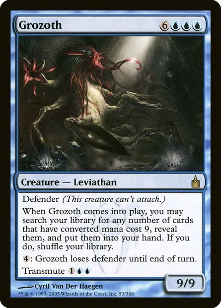Grozoth, carte Magic RAV 53 — extension Ravnica: La Cité des Guildes