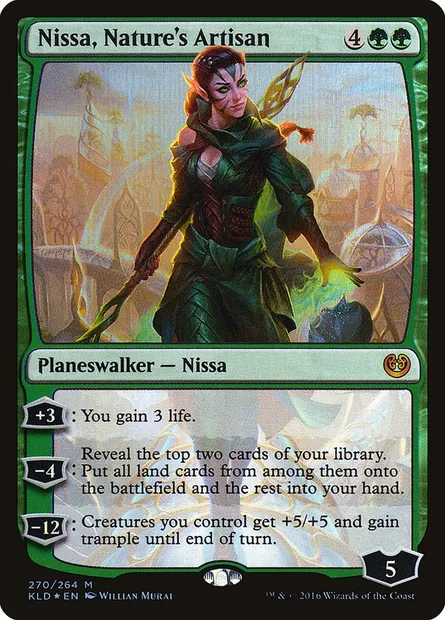 Nissa, Nature's Artisan, Magic card KLD 270 — Kaladesh set