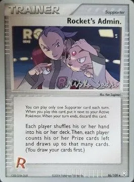 Admin Rocket, carte Pokémon WCD06 086-4 — extension World Championship Decks 2006