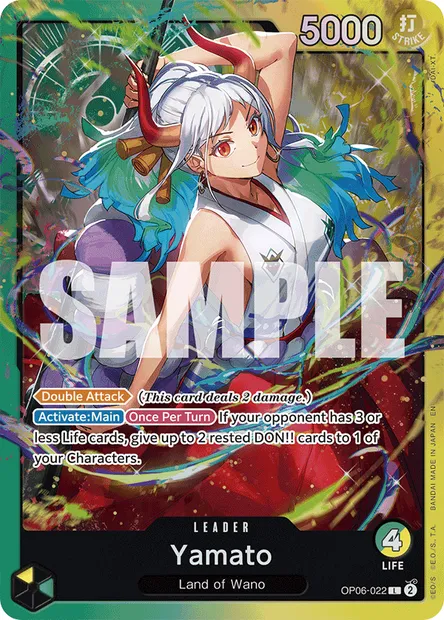 Yamato, carte One Piece OP06-022 — extension ONE PIECE CARD THE BEST