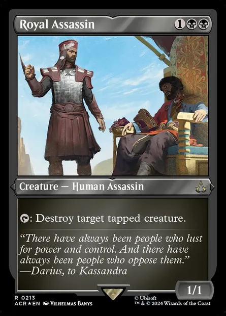 Royal Assassin, Magic card ACR 213 — Assassin's Creed set