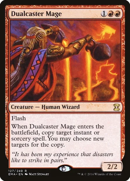 Dualcaster Mage, Magic card EMA 127 — Eternal Masters set