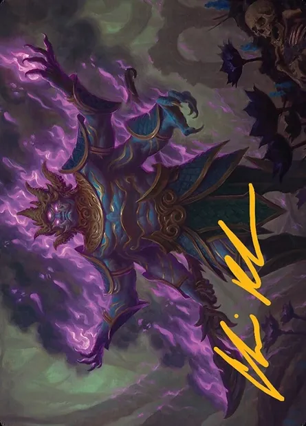 Rot-Curse Rakshasa // Rot-Curse Rakshasa, Magic card ATDM 13 — Tarkir: Dragonstorm Art Series set