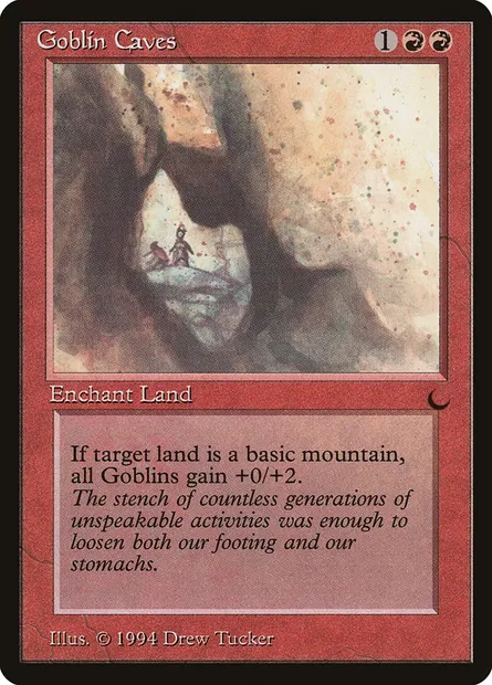 Goblin Caves, Magic card DRK 64 — The Dark set