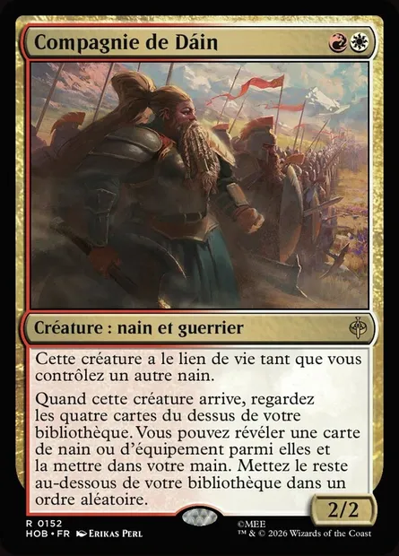 Compagnie de Dáin, carte Magic HOB 152 — extension The Hobbit