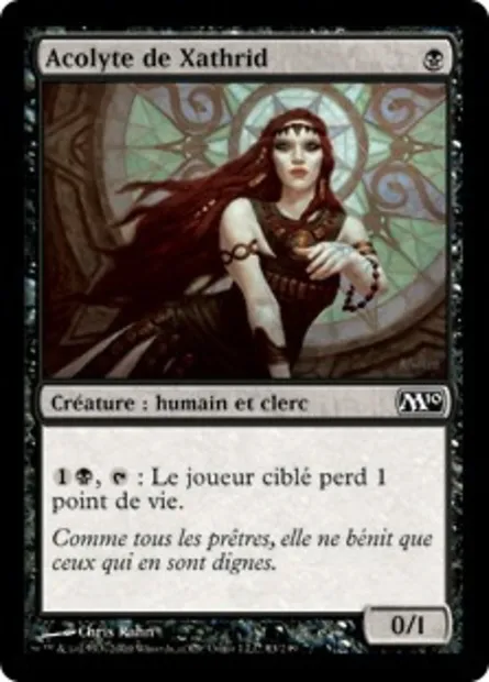 Acolyte de Xathrid, carte Magic M10 83 — extension Magic 2010