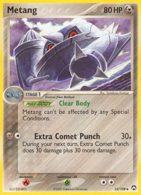 Metang, Pokémon card PK 35 — Power Keepers set