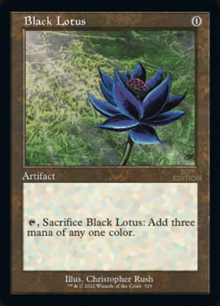 Black Lotus, Magic card 30A 525 — 30th Anniversary Edition set