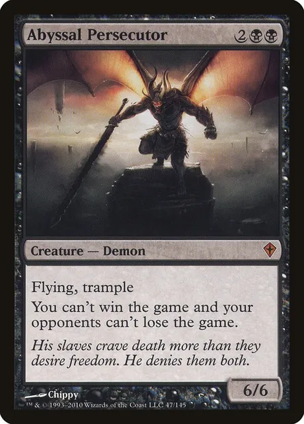 Abyssal Persecutor, Magic card WWK 47 — Worldwake set