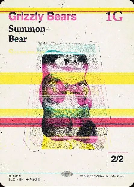 Grizzlis, carte Magic SLZ 319 — extension The Zeta Set