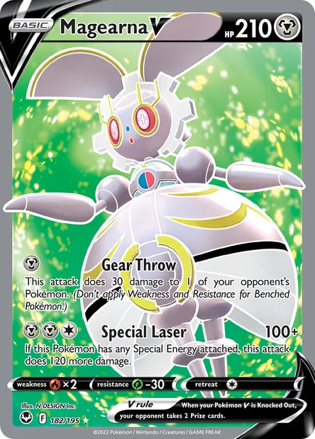 Magearna V, Pokémon card SIT 182 — Silver Tempest set