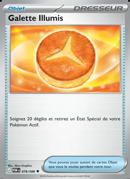 Galette Illumis, carte Pokémon POR 078 — extension Équilibre Parfait
