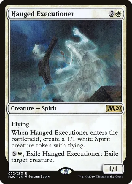 Hanged Executioner, Magic card M20 22 — Core Set 2020 set