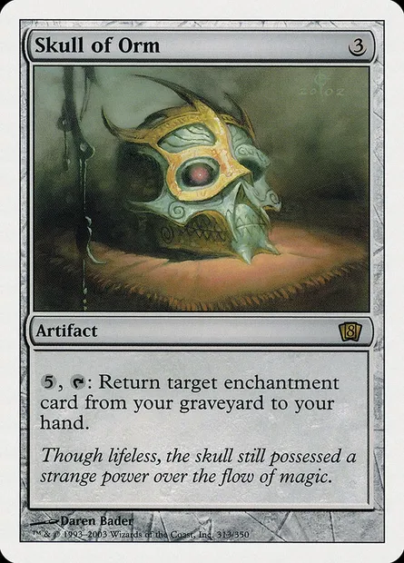 Skull of Orm, Magic card 8ED 313 — Eighth Edition set