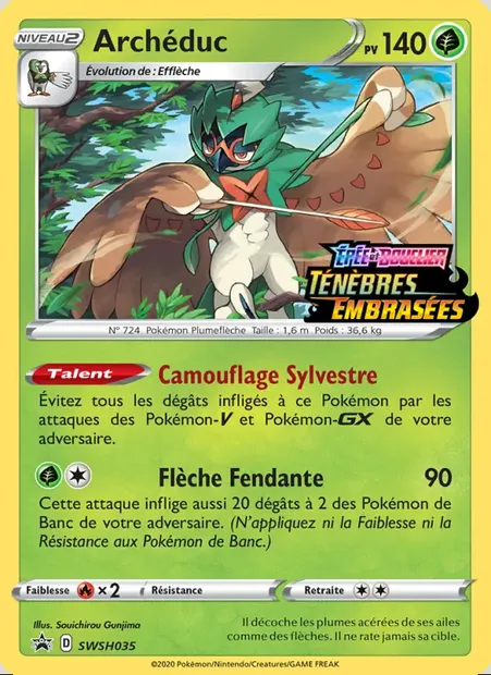 Archéduc, carte Pokémon SWSH 035 — extension Promo SWSH