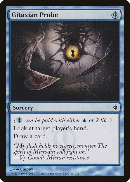 Gitaxian Probe, Magic card NPH 35 — New Phyrexia set