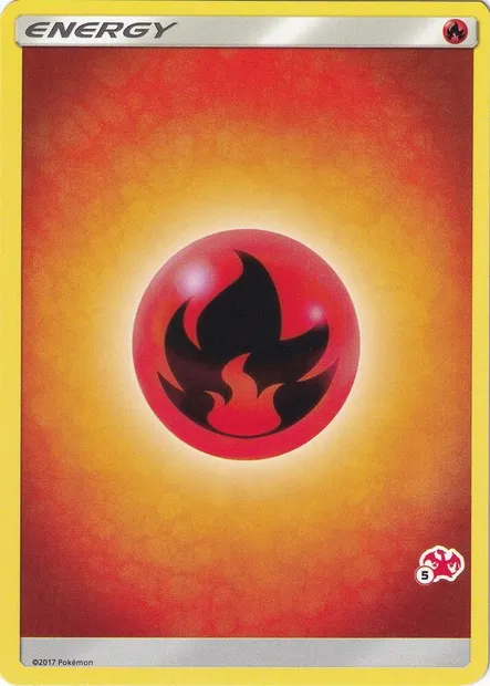 Énergie Feu, carte Pokémon BA20 5c — extension Battle Academy 2020
