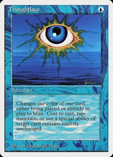 Thoughtlace, Magic card SUM 85 — Summer Magic / Edgar set