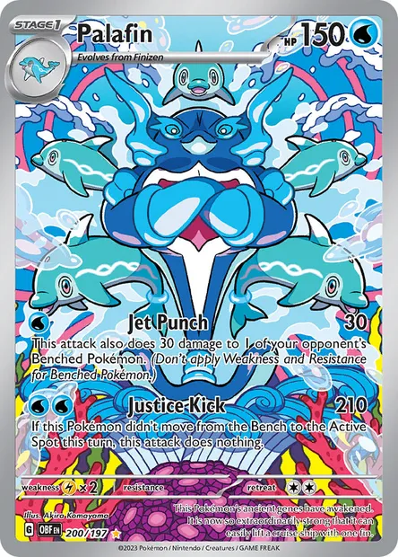 Palafin, Pokémon card OBF 200 — Obsidian Flames set