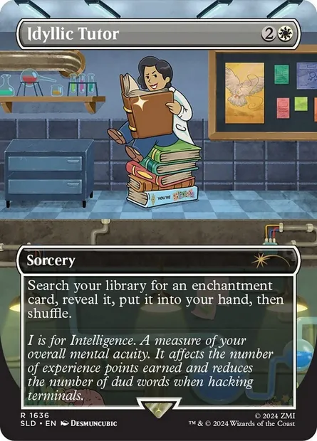 Idyllic Tutor, Magic card SLD 1636 — Secret Lair Drop set