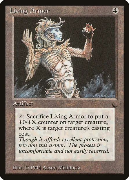 Living Armor, Magic card DRK 104 — The Dark set