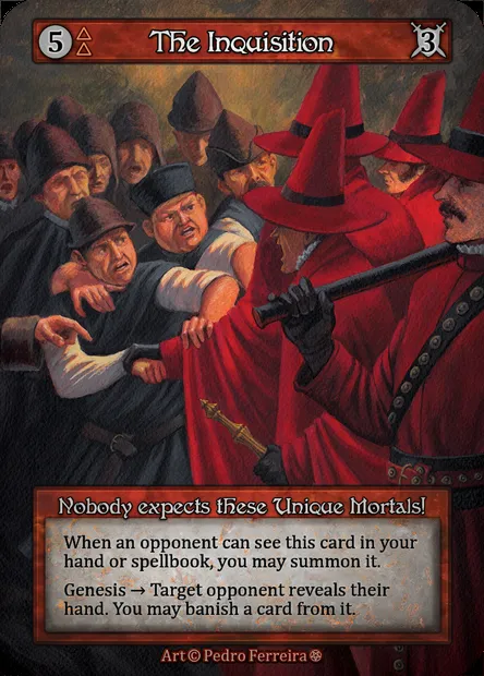 The Inquisition, carte Sorcery GOT 188 — extension Gothic