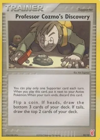 Professor Cozmo's Discovery, Pokémon card TK2P 010 — EX Trainer Kit 2 (Plusle) set